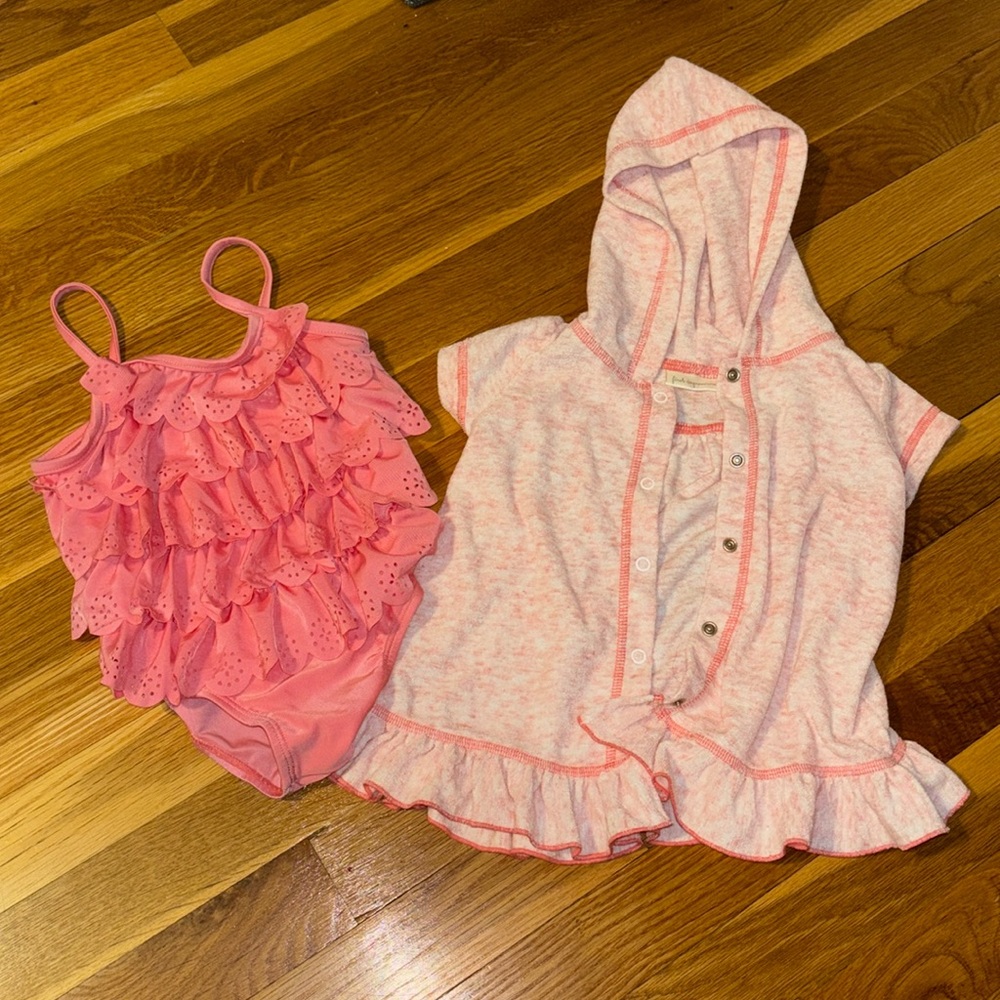 Swimsuit and cover up